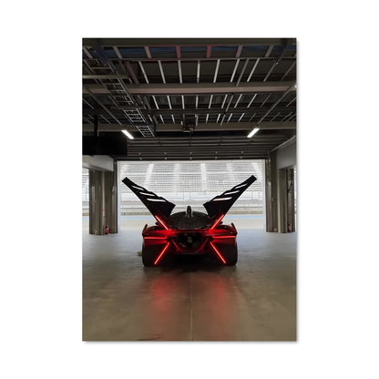 Poster Garage Lumineux