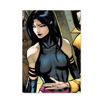 Poster Psylocke : Force et Énergie