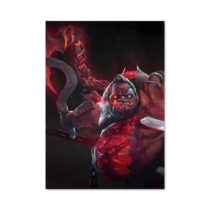 Poster Flamme Nocturne