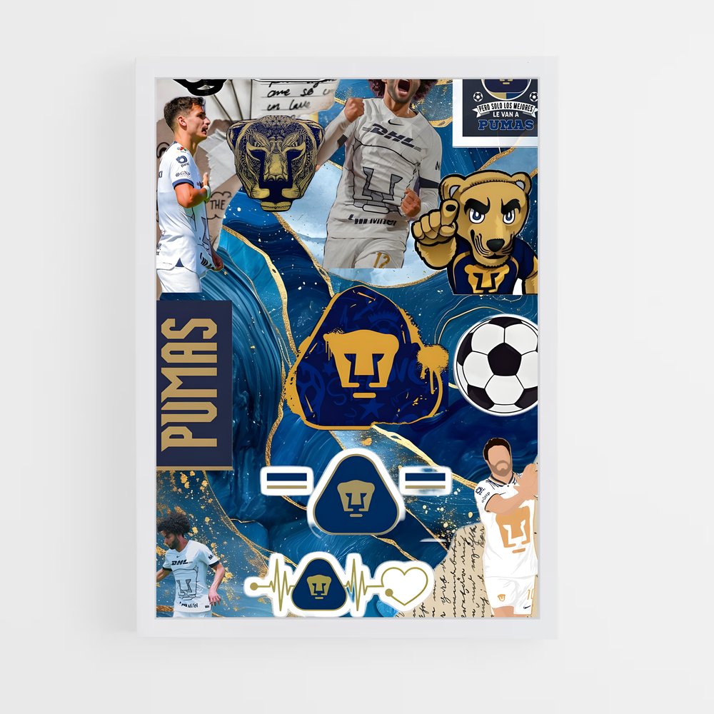 ap-pumas unam-7 cadre Blanc