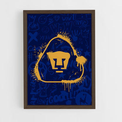 ap-pumas unam-8 cadre Bois foncé