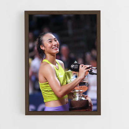 ap-qinwen zheng-2 cadre Bois foncé