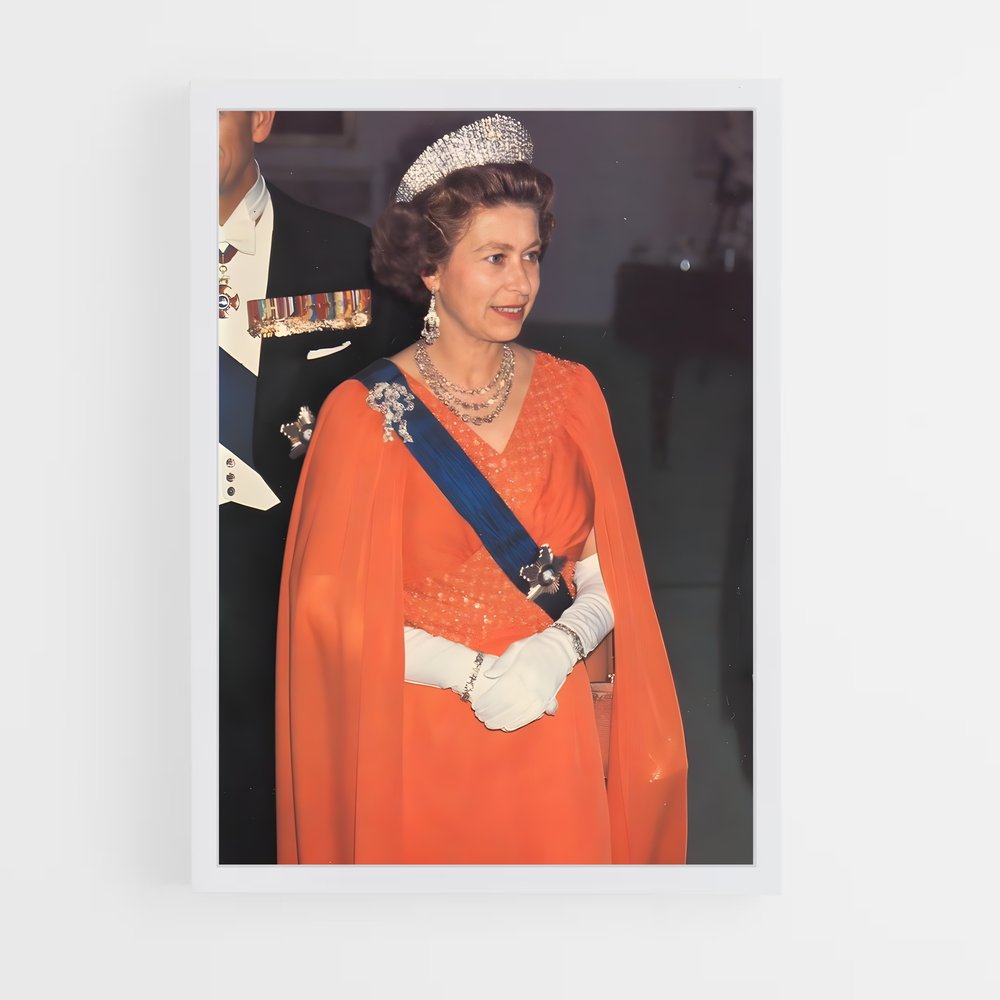 ap-queen elizabeth ii-11 cadre Blanc