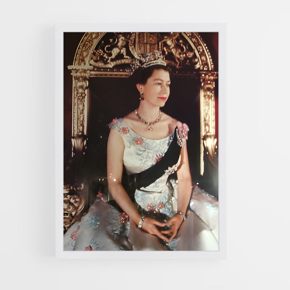 ap-queen elizabeth ii-12 cadre Blanc