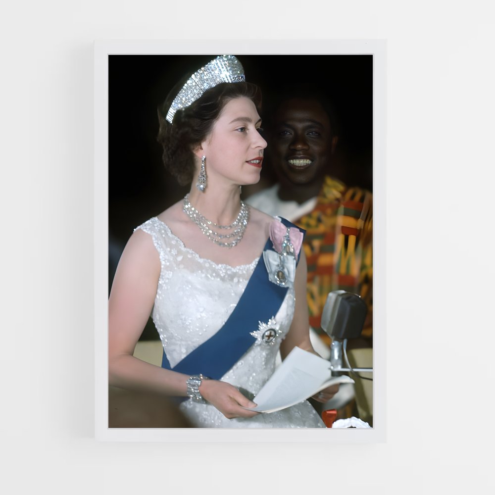 ap-queen elizabeth ii-2 cadre Blanc
