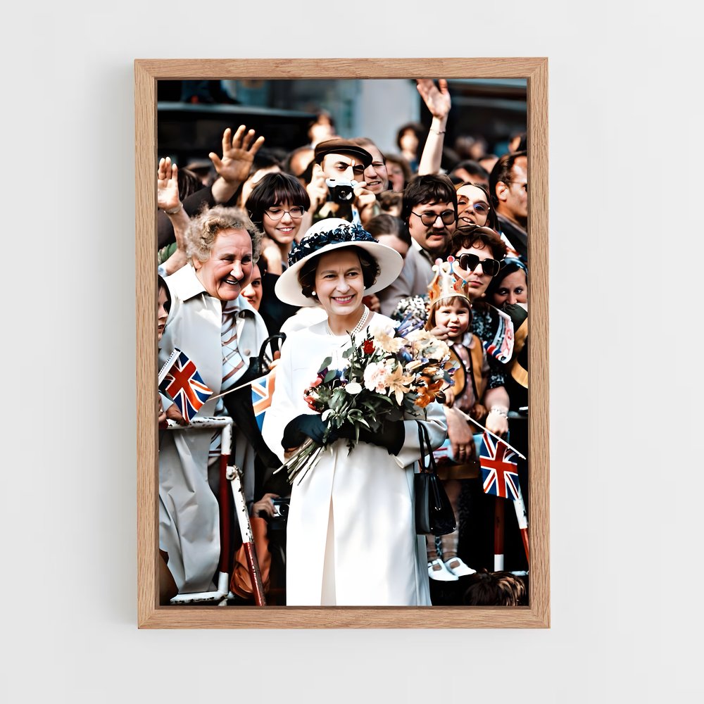 ap-queen elizabeth ii-9 cadre Bois clair