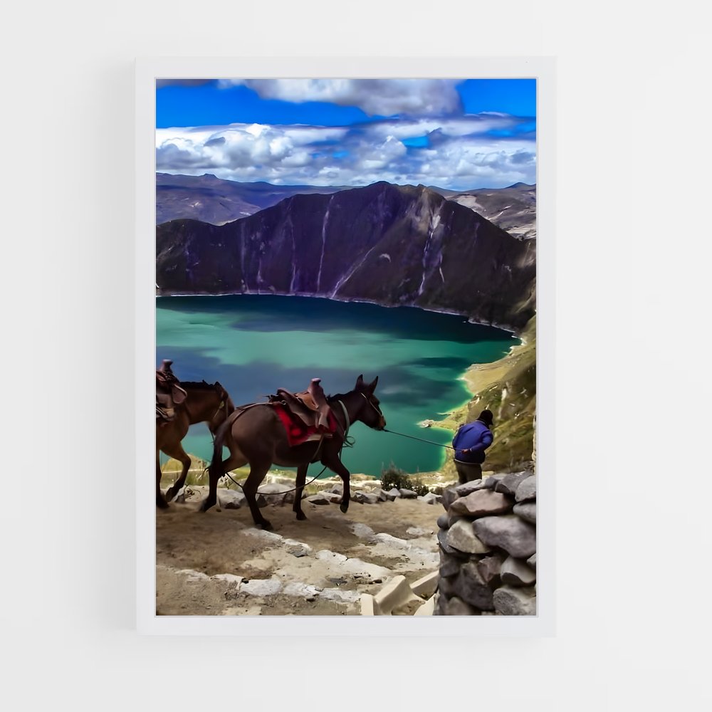 ap-quilotoa lake-3 cadre Blanc