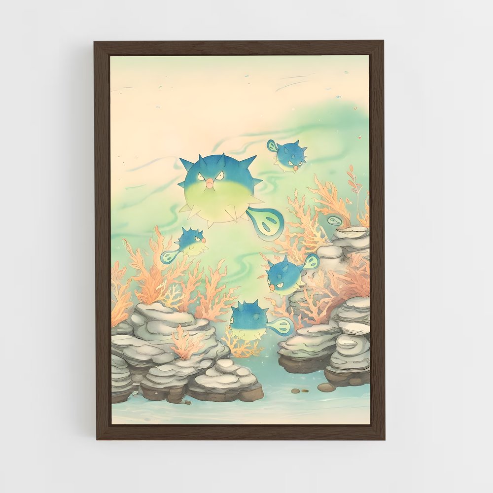 ap-qwilfish-1 cadre Bois foncé