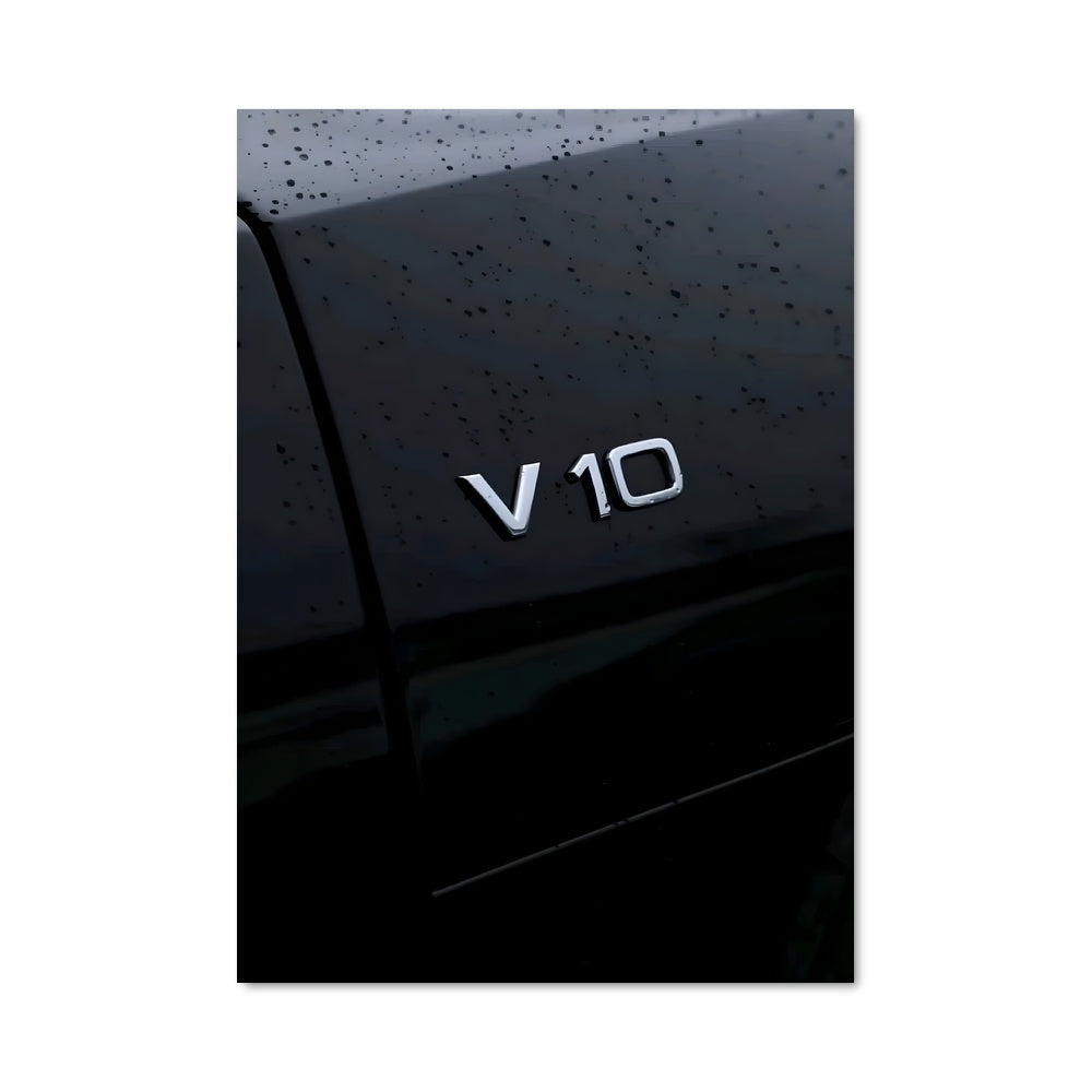 Poster V-Cross Noir