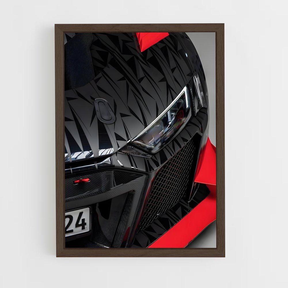 ap-r8 lms-6 cadre Bois foncé