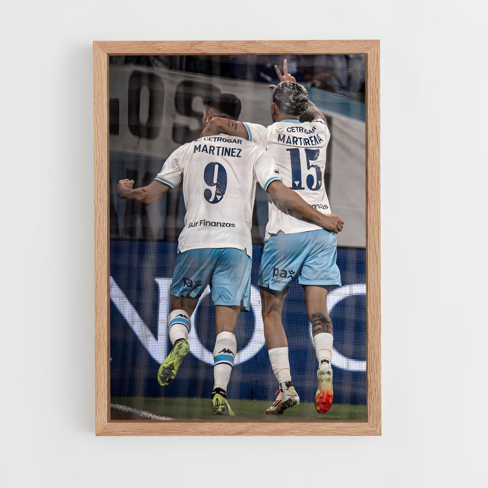 ap-racing club de avellaneda-9 cadre Bois clair