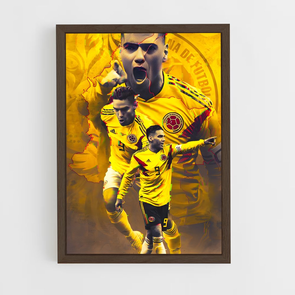 ap-radamel falcao-3 cadre Bois foncé
