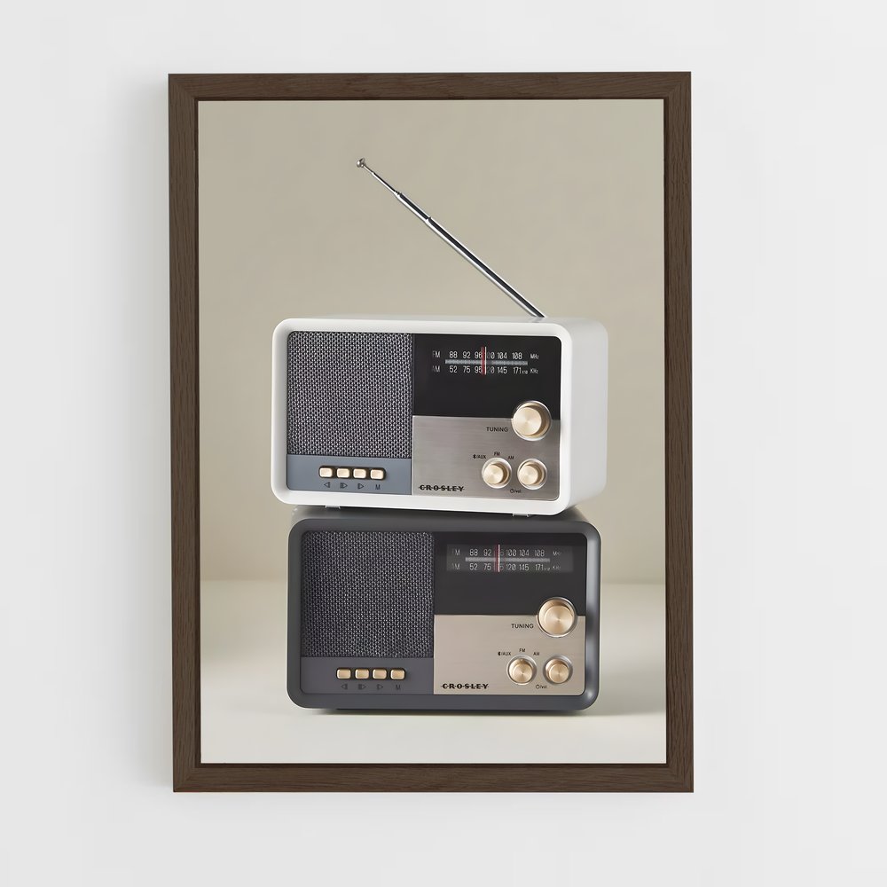 ap-radio-1 cadre Bois foncé