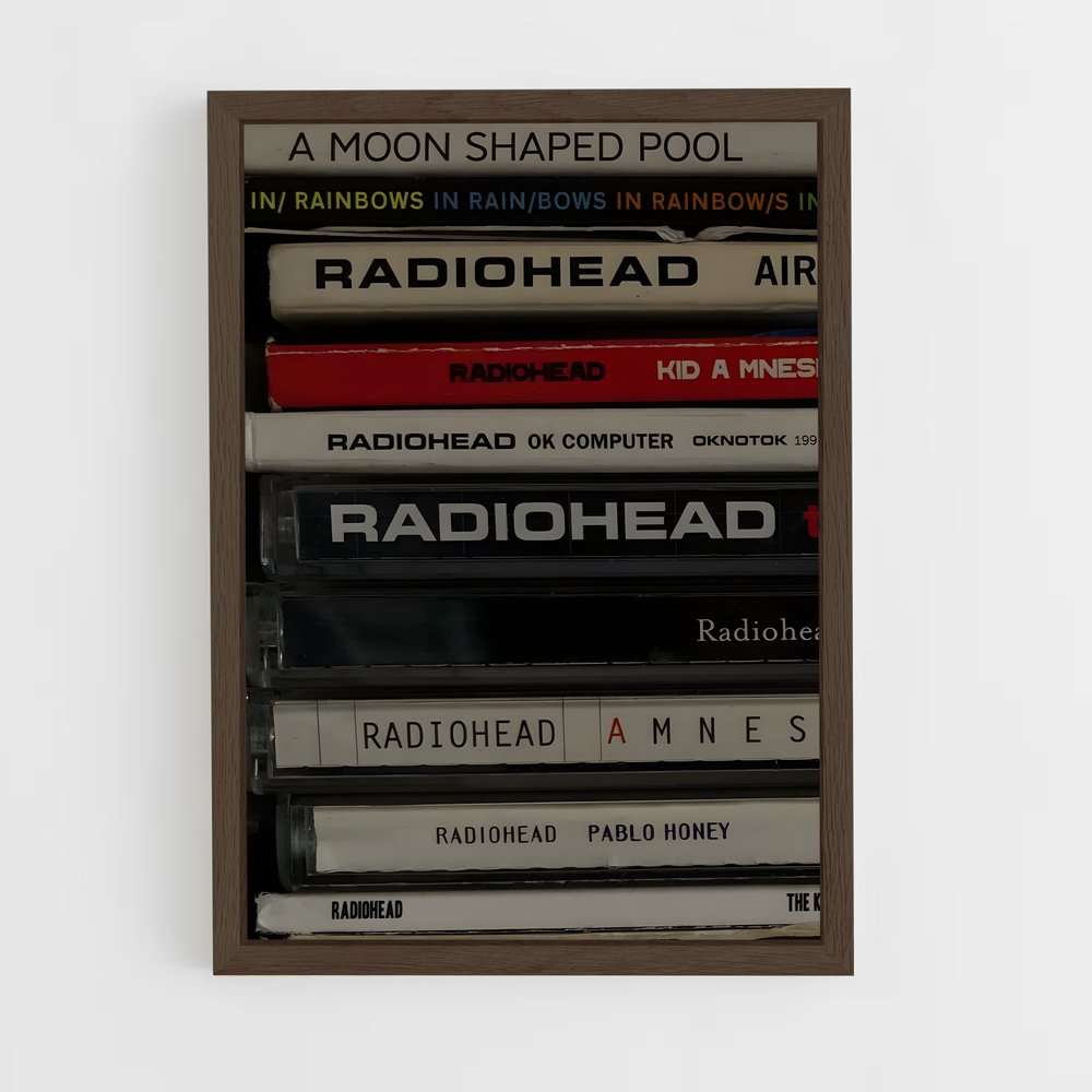 ap-radiohead-1 cadre Bois foncé