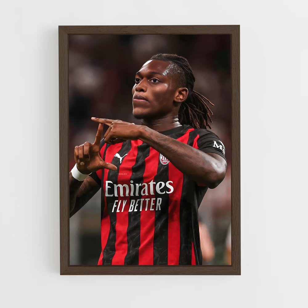 ap-rafael leao-3 cadre Bois foncé