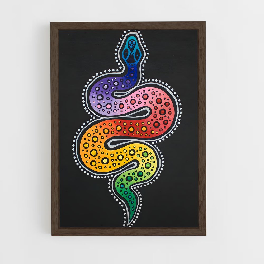 ap-rainbow serpent-3 cadre Bois foncé