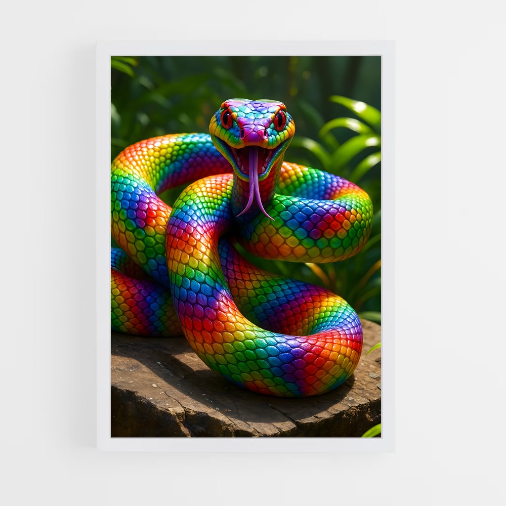 ap-rainbow serpent-4 cadre Blanc
