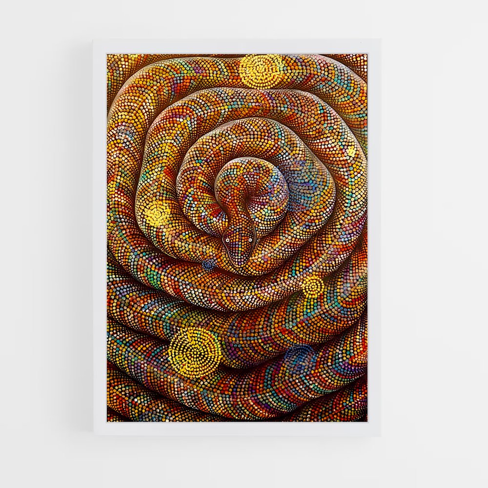 ap-rainbow serpent-5 cadre Blanc