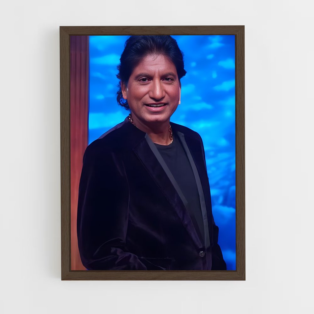 ap-raju srivastav-2 cadre Bois foncé