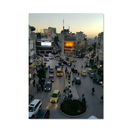 Poster Vie Urbaine à Ramallah