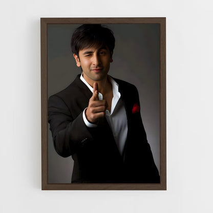 ap-ranbir kapoor-1 cadre Bois foncé