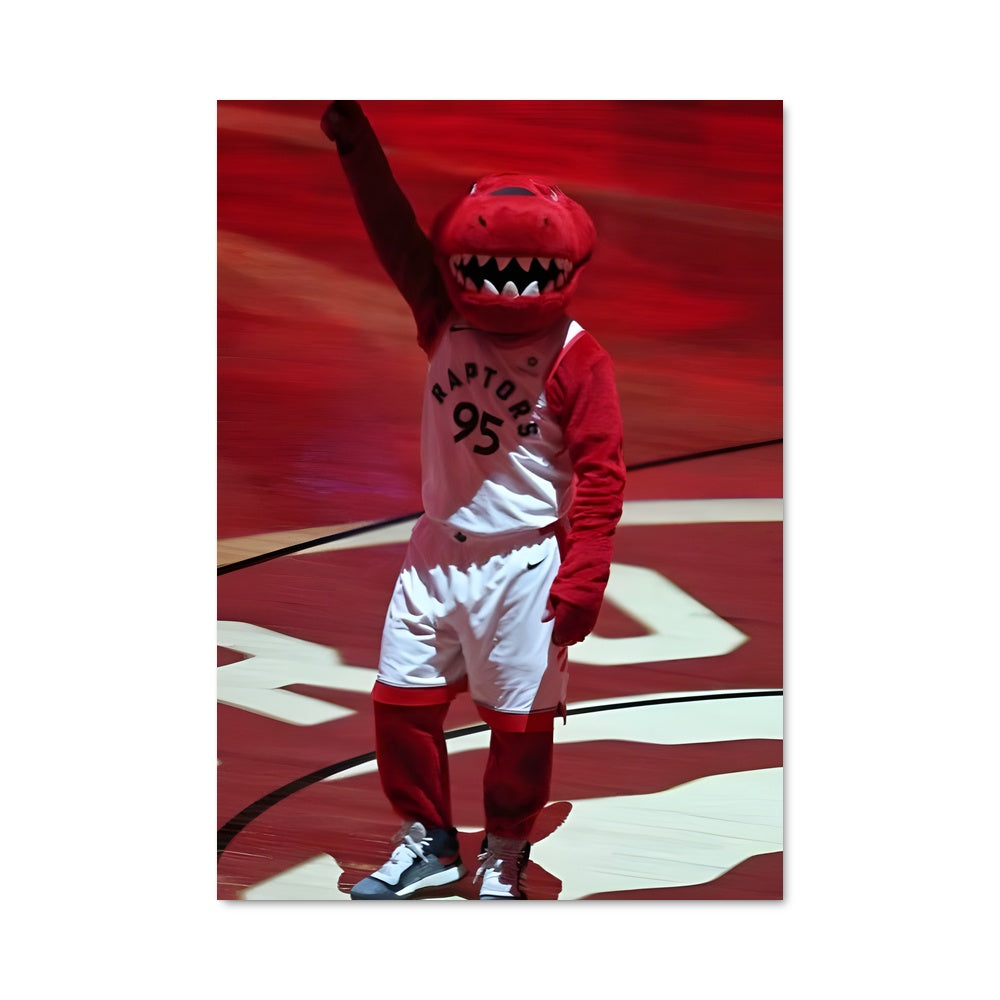 Poster Le Mascotte des Raptors