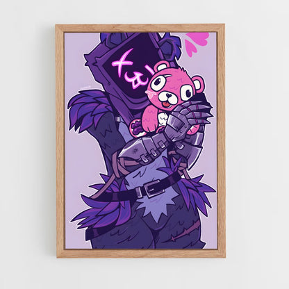 ap-raven fortnite-4 cadre Bois clair