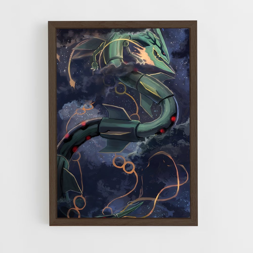 ap-rayquaza-3 cadre Bois foncé