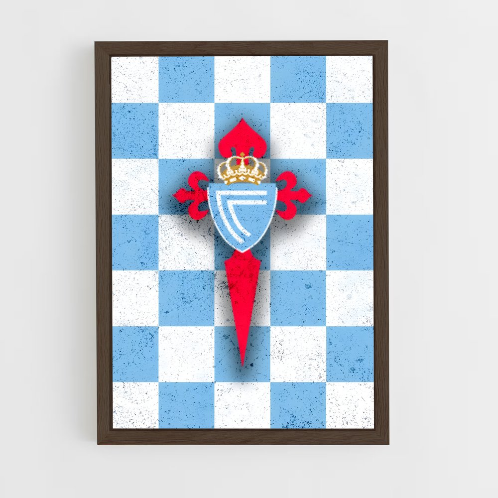 ap-rc celta de vigo-3 cadre Bois foncé