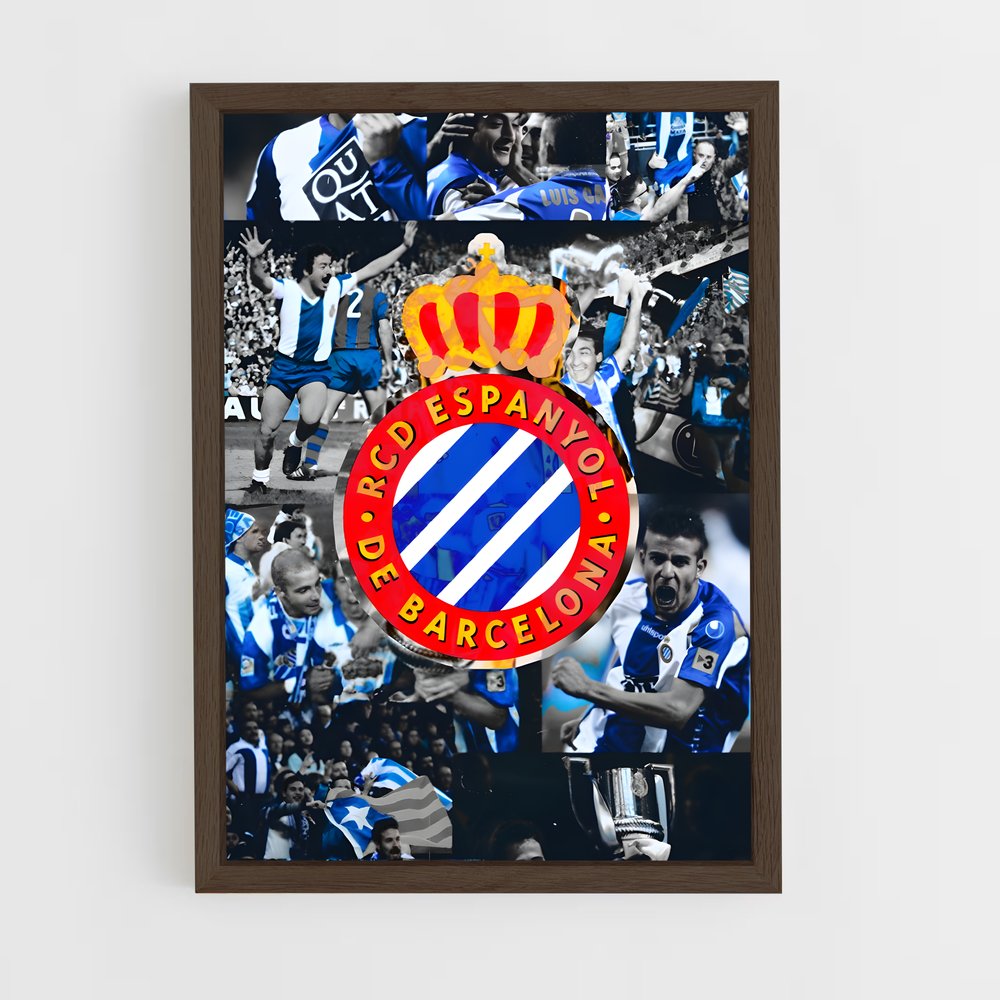 ap-rcd espanyol-1 cadre Bois foncé