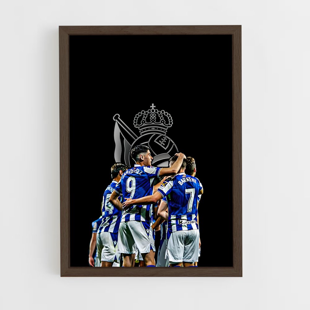 ap-real sociedad cf-3 cadre Bois foncé