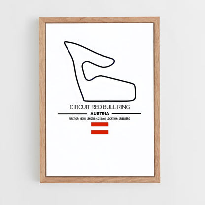 ap-red bull ring austria-2 cadre Bois clair