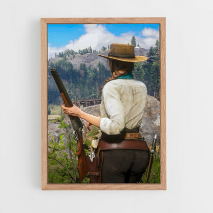 ap-red dead redemption-2 cadre Bois clair