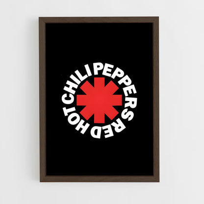 ap-red hot chili peppers-1 cadre Bois foncé