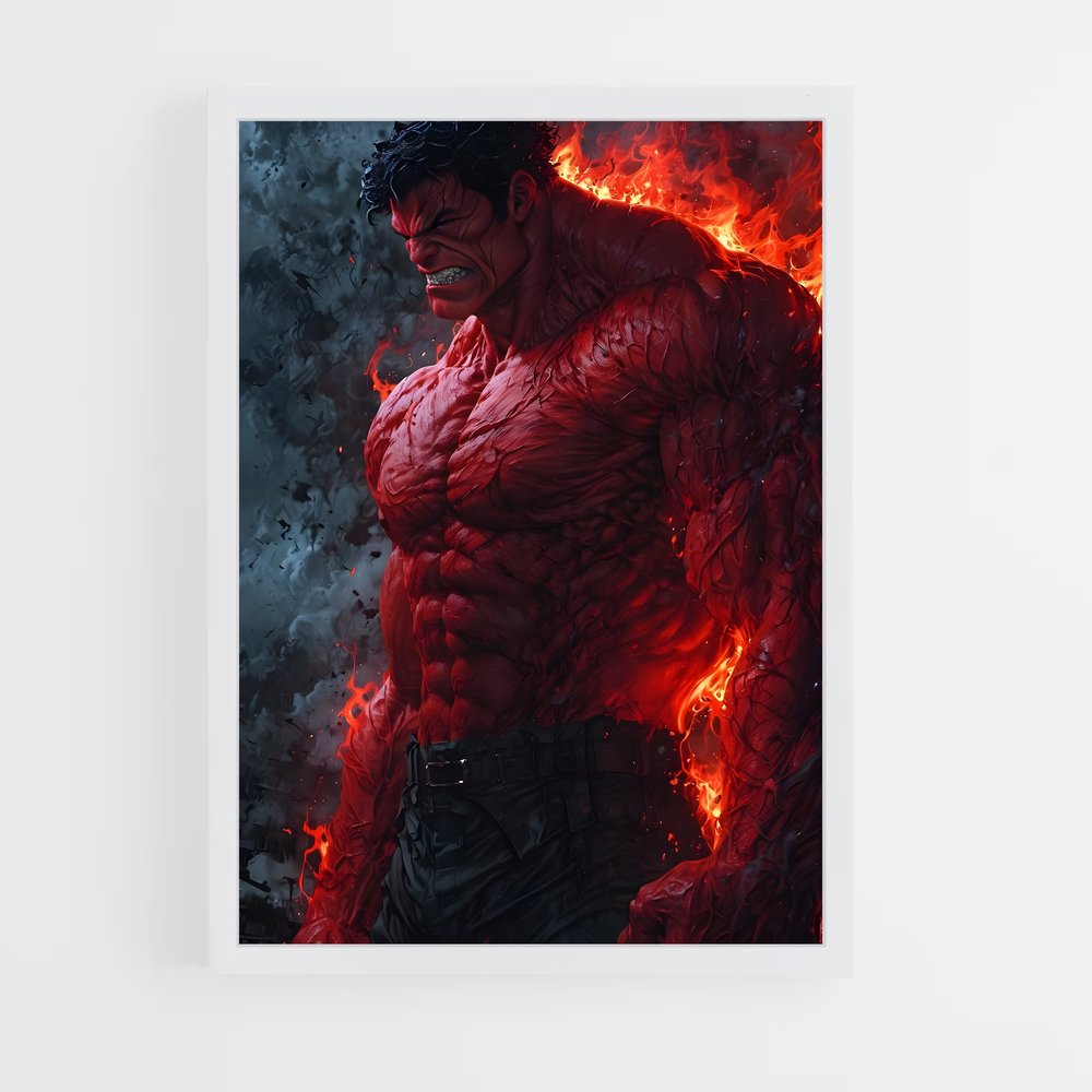 ap-red hulk-7 cadre Blanc
