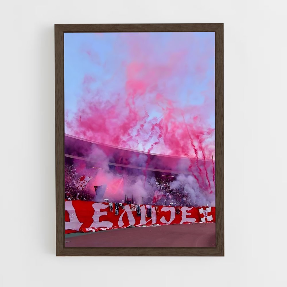 ap-red star belgrade-1 cadre Bois foncé