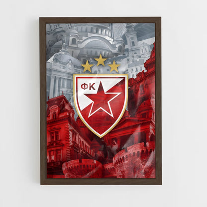 ap-red star belgrade-2 cadre Bois foncé