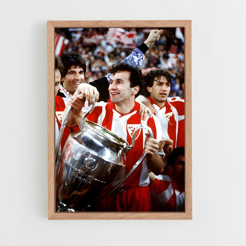ap-red star belgrade-7 cadre Bois clair