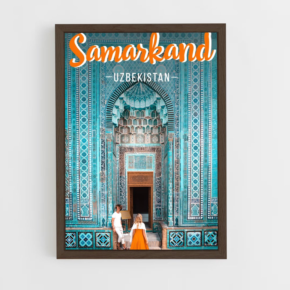 ap-registan square samarkand-1 cadre Bois foncé