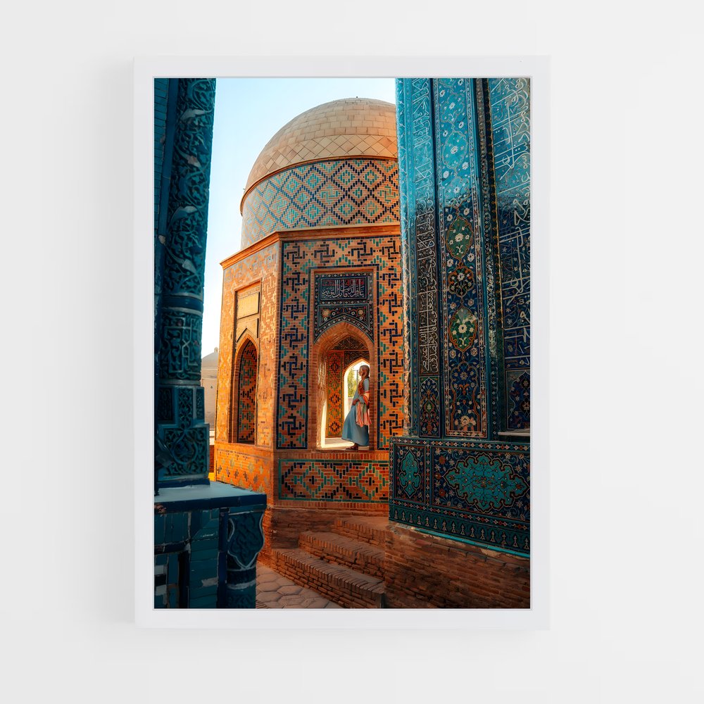 ap-registan square samarkand-2 cadre Blanc