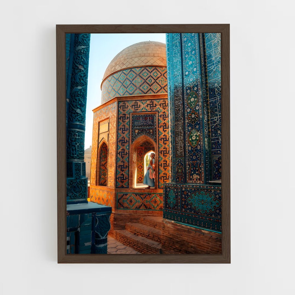 ap-registan square samarkand-2 cadre Bois foncé