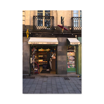 Poster Café Paris