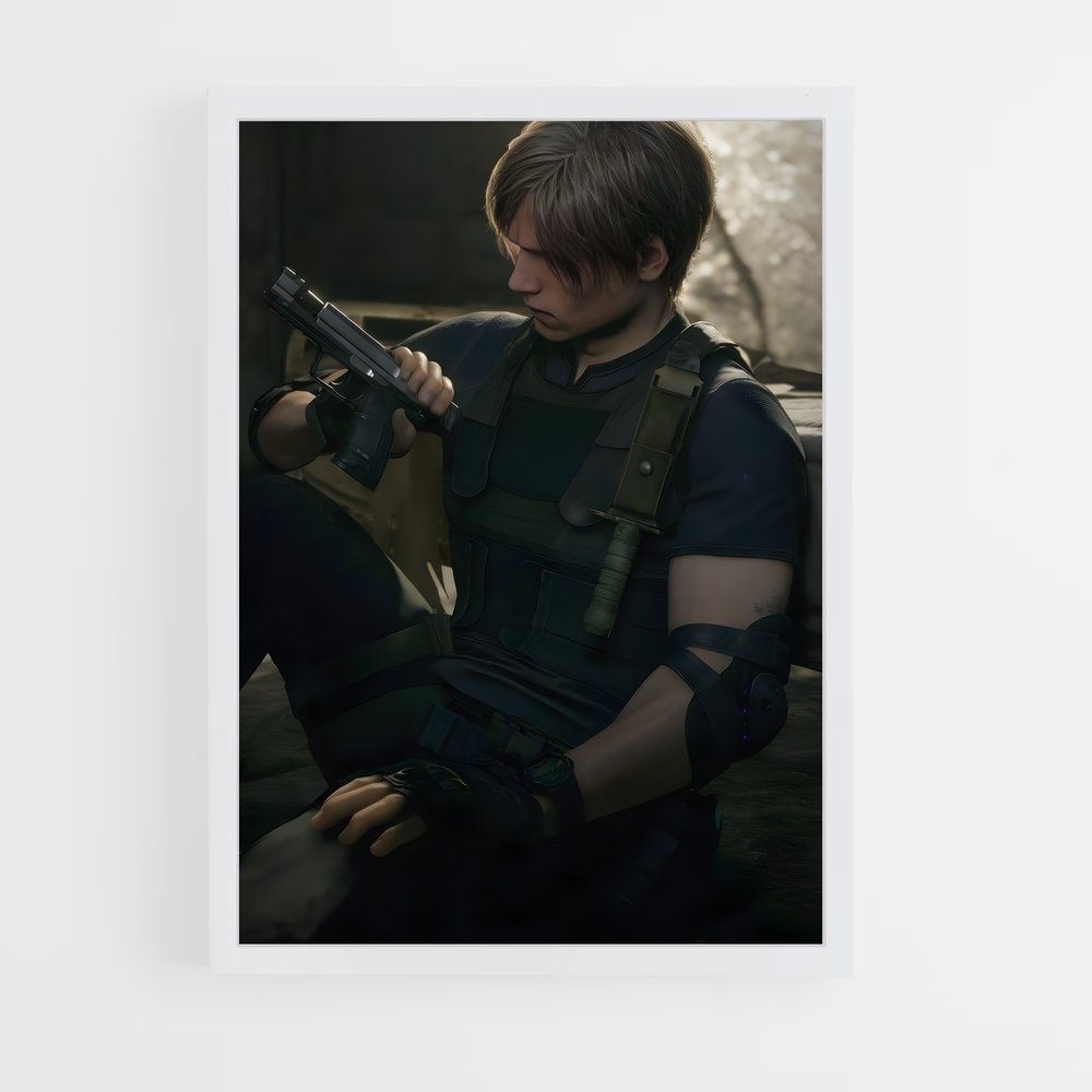 ap-resident evil-1 cadre Blanc