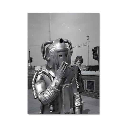 Poster Fumée Futuriste