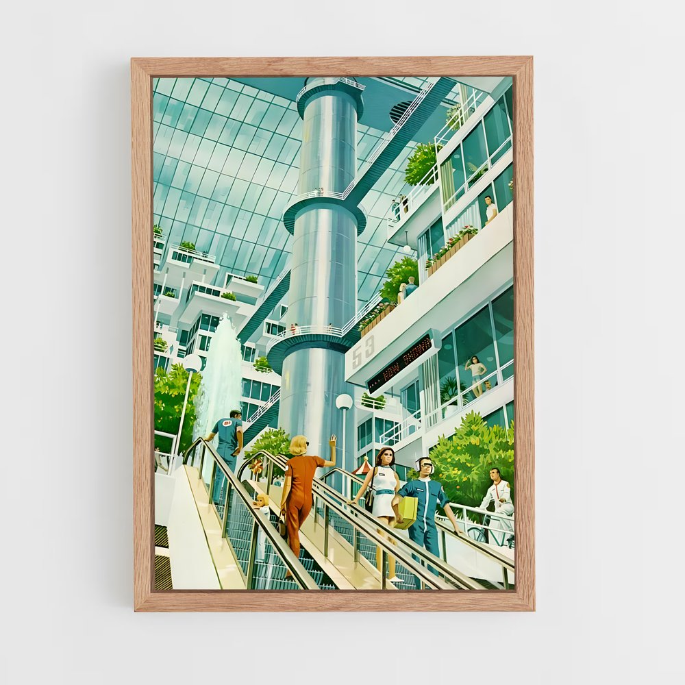 ap-retro futurism-1 cadre Bois clair