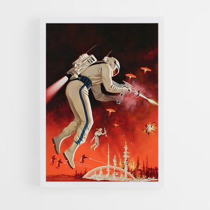 ap-retro sci fi-1 cadre Blanc