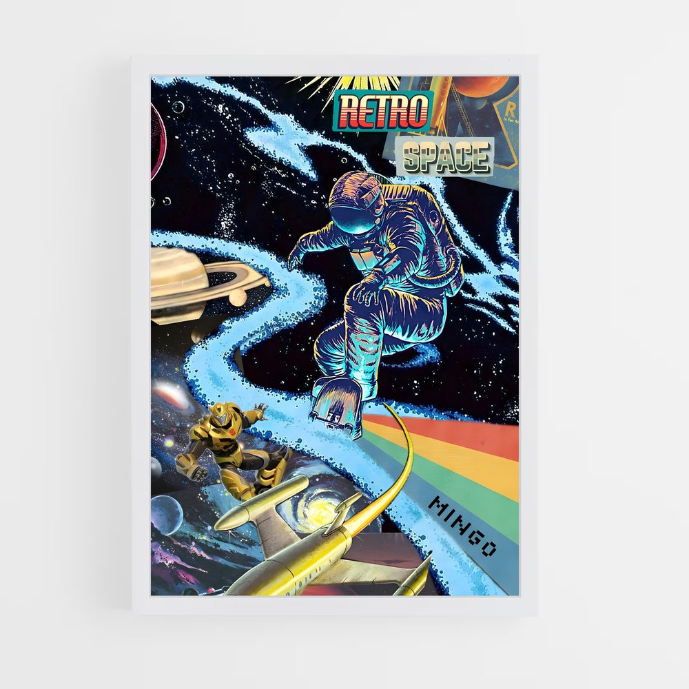 ap-retro space-7 cadre Blanc
