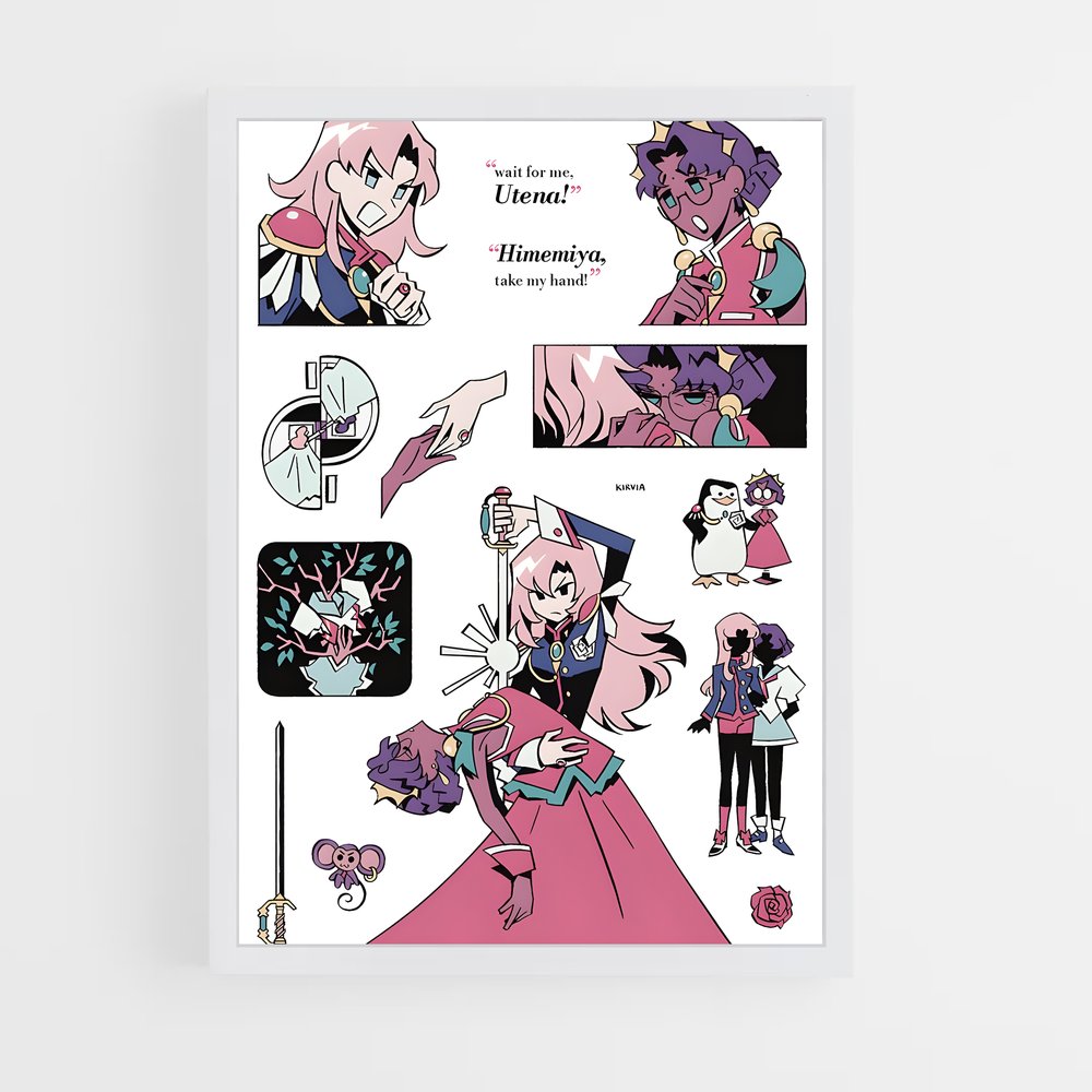 ap-revolutionary girl utena-2 cadre Blanc
