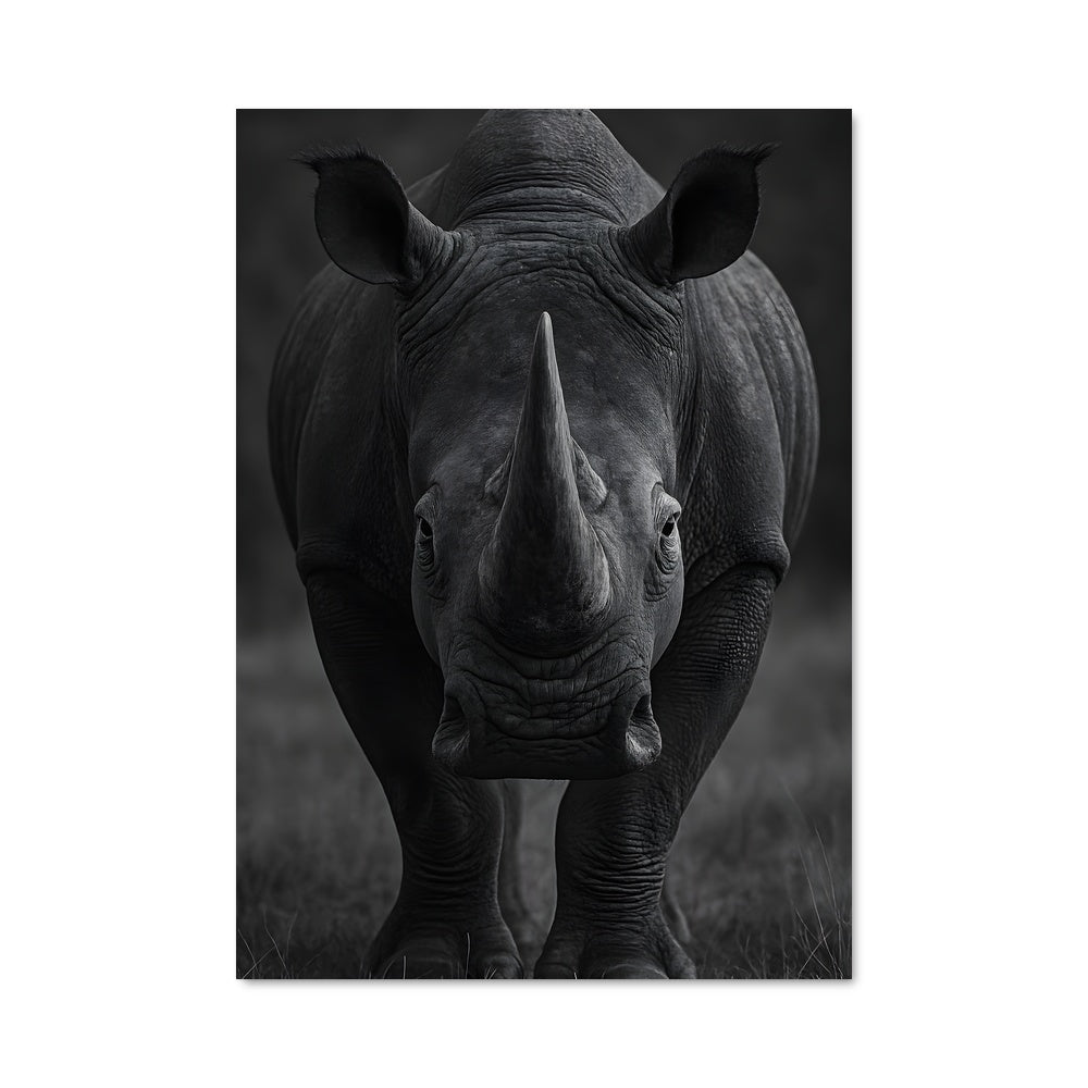 Poster Rhinocéros Noir