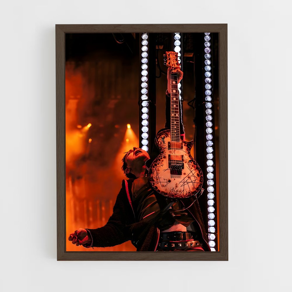 ap-richard kruspe-5 cadre Bois foncé